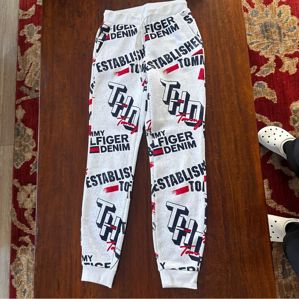 Tommy Hilfiger Denim Joggers - White